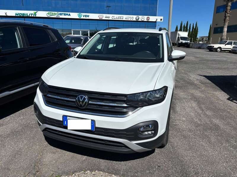 Bianco Usata 2021 VW T-Cross Style SUV | 17.500 € (Buon prezzo) - Immagine 1/4
