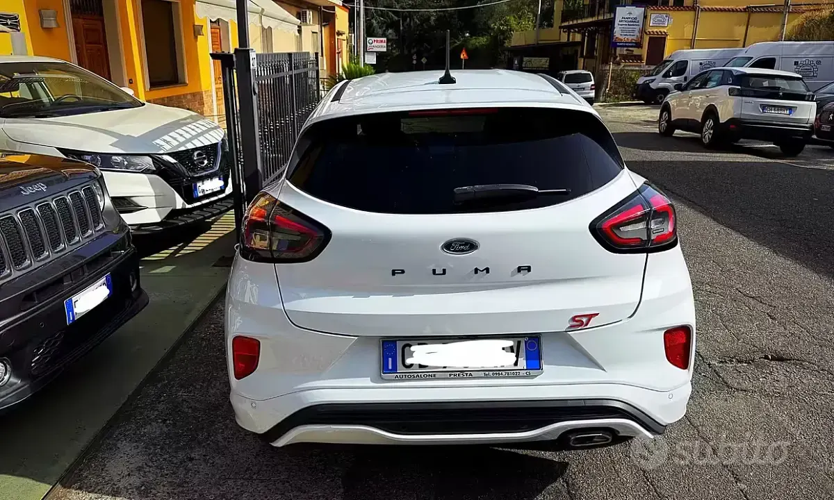 Usata Ford Puma ST-Line 125 CV (91 kW) 2020 Bianco SUV