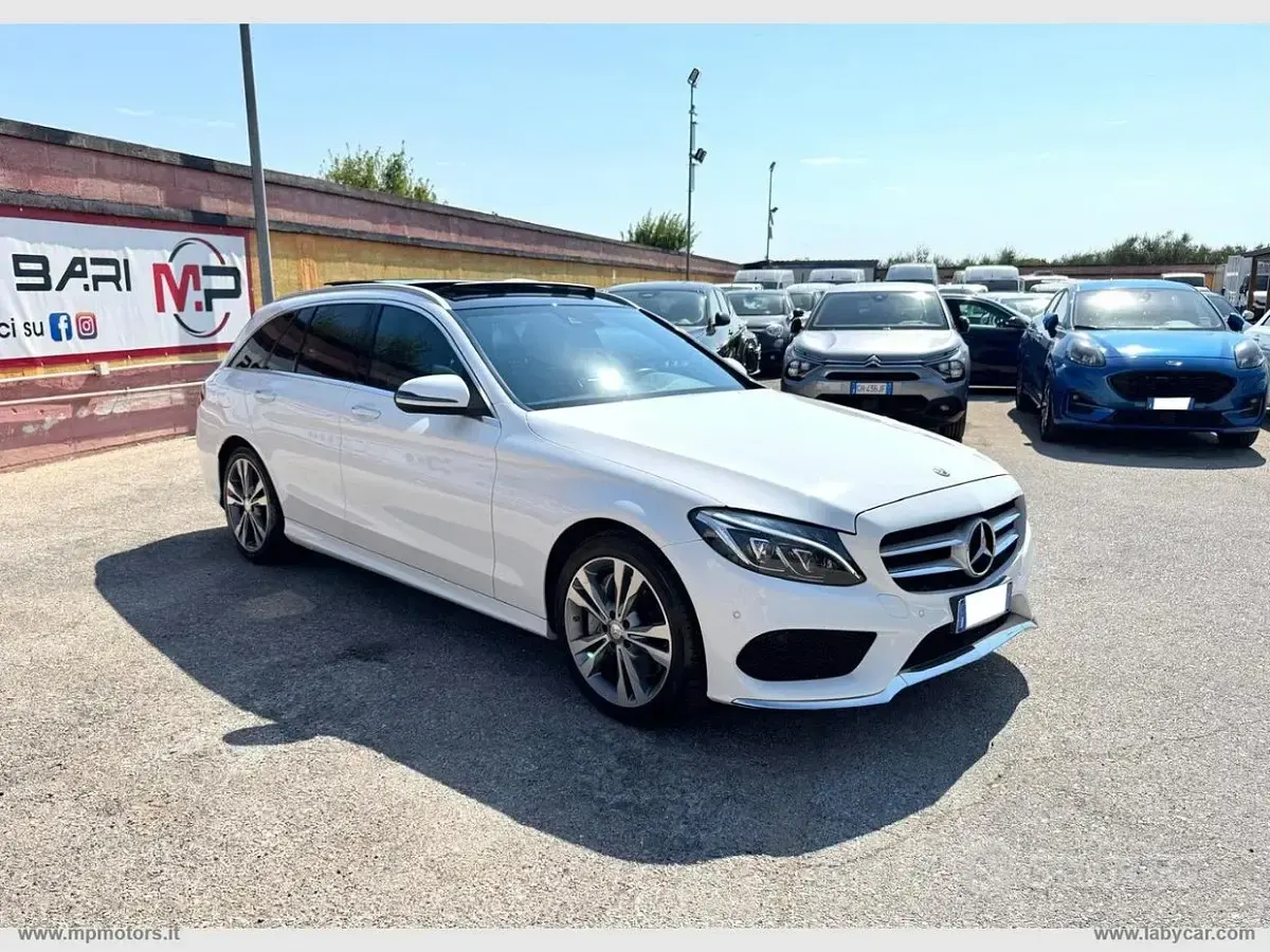 Usata Mercedes C250 Premium 204 CV (150 kW) 2018 Bianco Station wagon