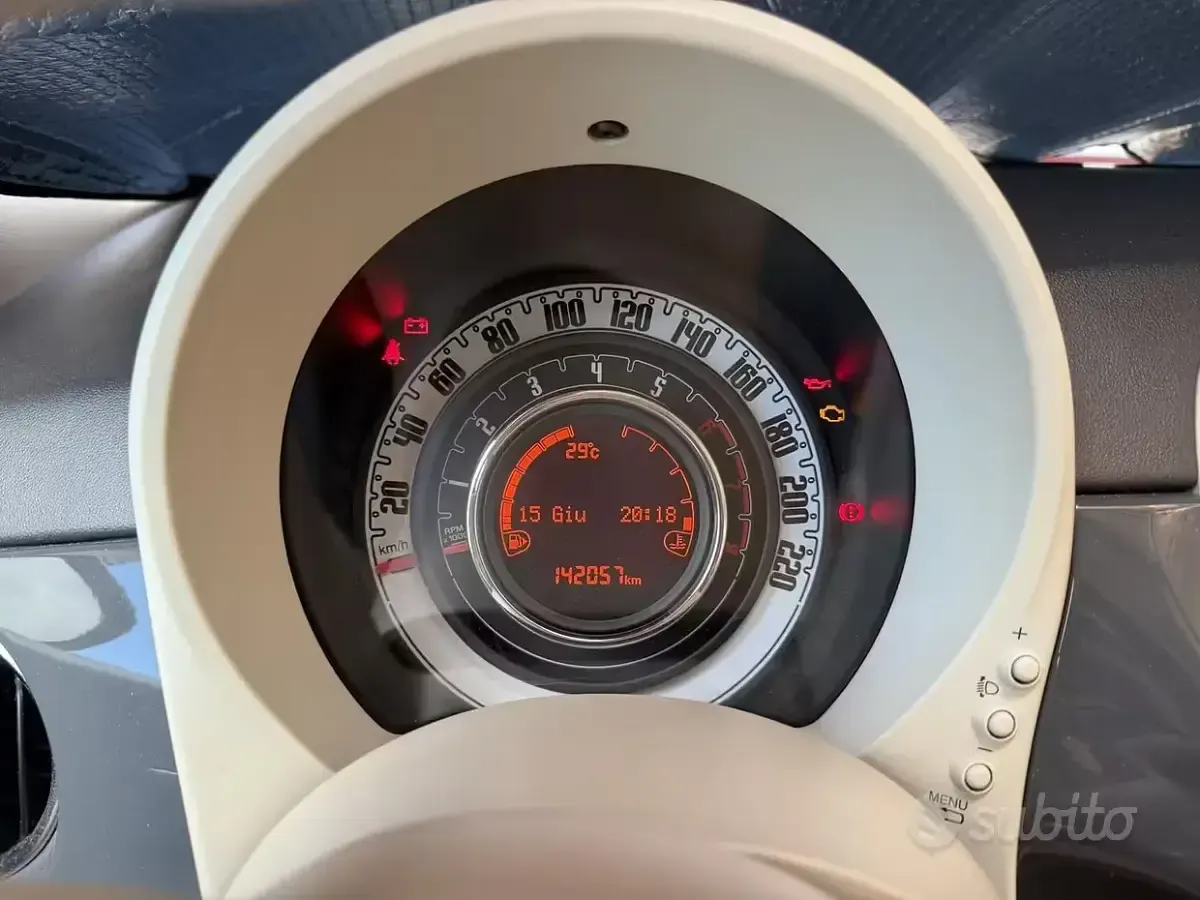 Usata Fiat 500 Riva 69 CV (50 kW) 2017 Grigio Berlina