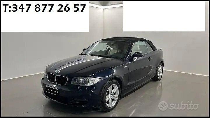Usata BMW 120 Cabriolet 177 CV (130 kW) 2009 Blu Cabrio