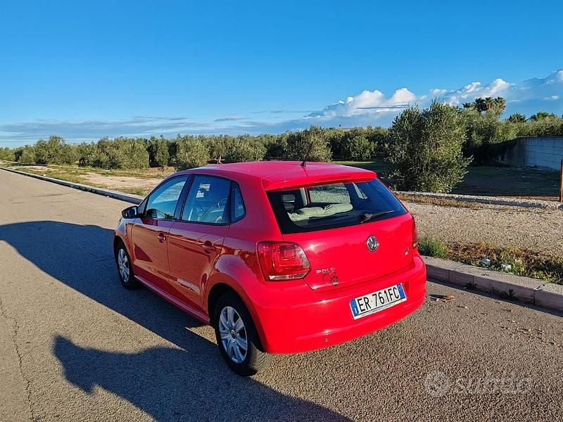 Usata VW Polo 75 CV (55 kW) 2013 Rosso Utilitaria