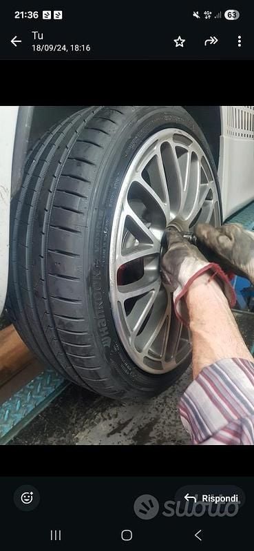 Usata Abarth 500 135 CV (99 kW) 2010 Grigio