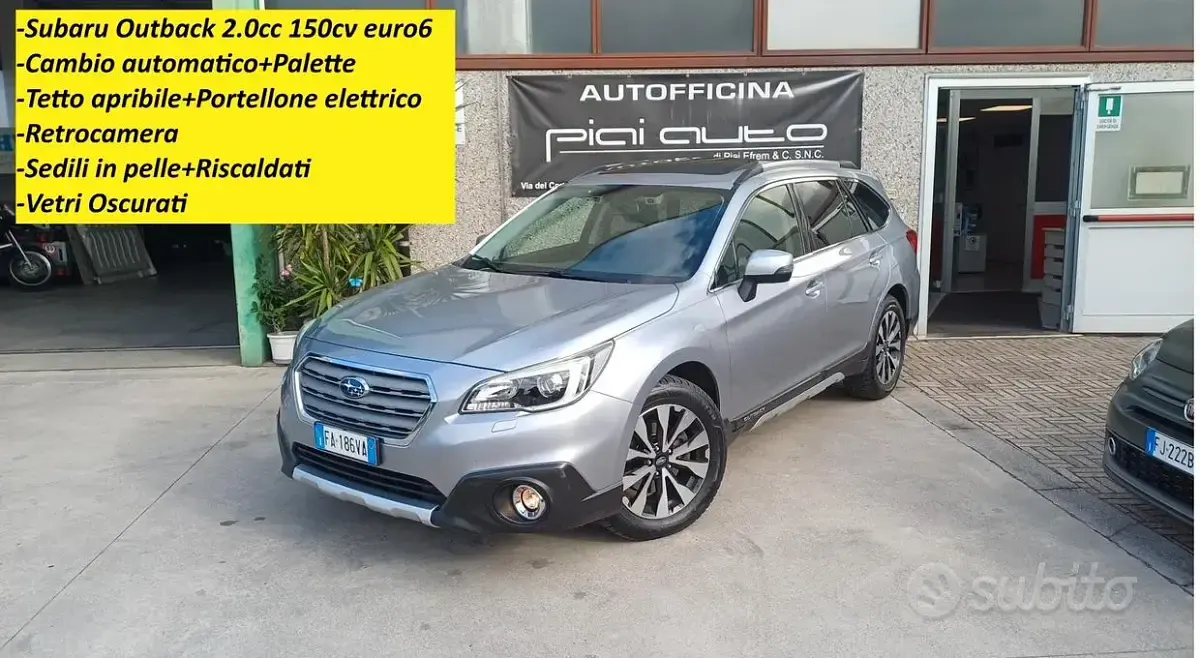Usado Subaru Outback 150 CV (110 kW) 2015 Gris Familiar