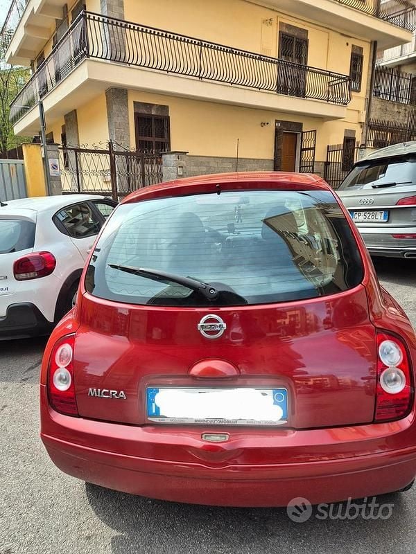 Usata Nissan Micra 2009 Rosso Utilitaria