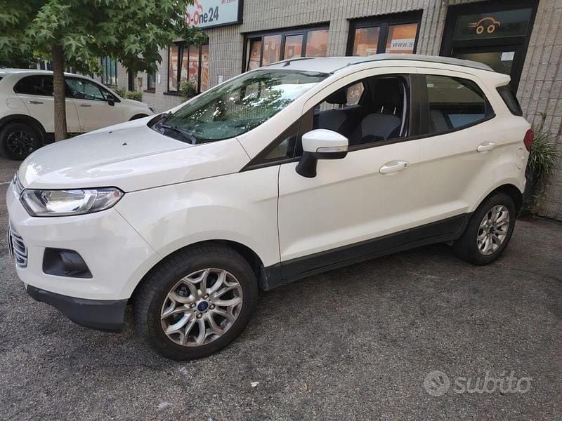Bianco pastello Usata 2017 Ford Ecosport Titanium SUV | 7500 € (Buon prezzo) - Immagine 1/4