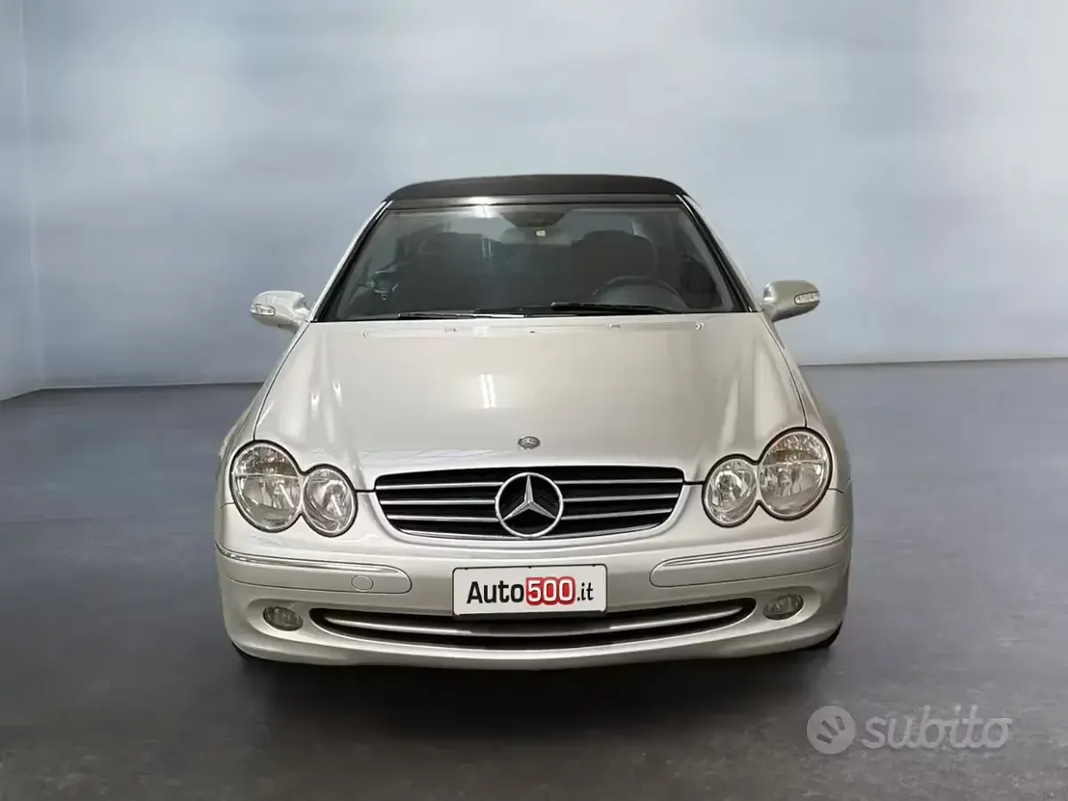 Usata Mercedes CLK200 Elegance 163 CV (119 kW) 2003 Grigio Cabrio