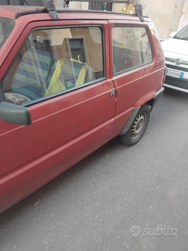 Usata Fiat Panda 39 CV (28 kW) 1998 Rosso Utilitaria