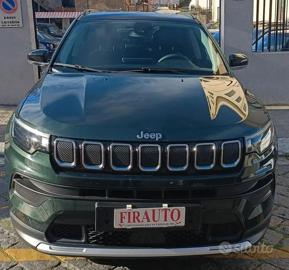 Usata Jeep Compass Limited 131 CV (96 kW) 2021 Verde SUV