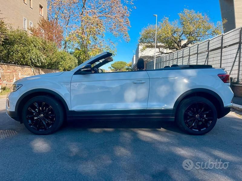 Usata VW T-Roc Cabriolet Style 150 CV (110 kW) 2023 Bianco Cabrio