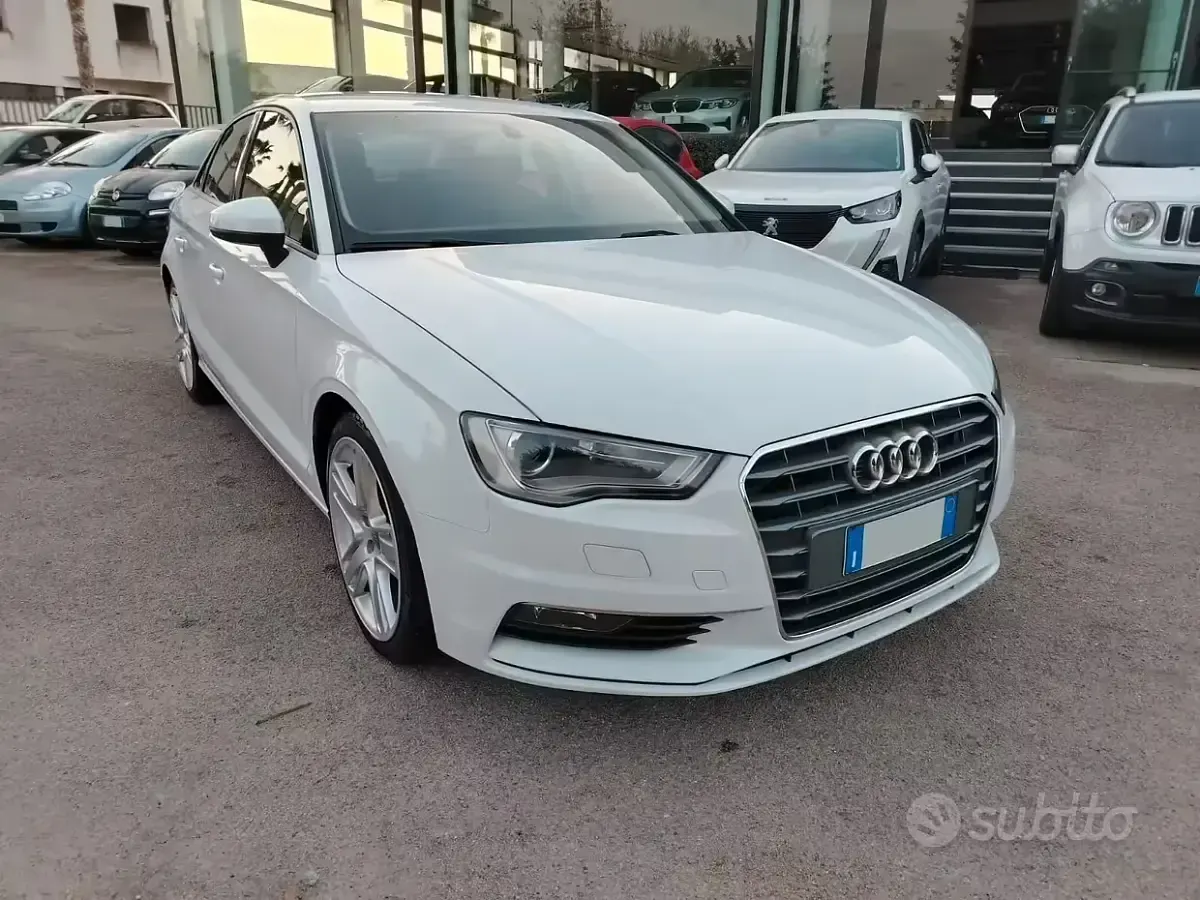 Usata Audi A3 Ambition 150 CV (110 kW) 2014 Bianco Berlina