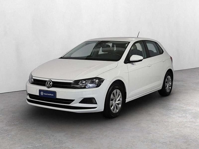 Pure white Usata 2021 VW Polo Trendline Tre volumi | 16.400 € (Buon prezzo) - Immagine 1/4
