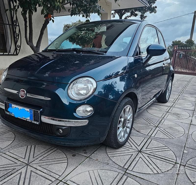 Usata Fiat 500C 2014 Blu Cabrio