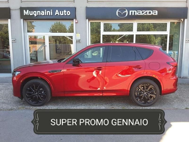 Nuova Mazda CX-60 Homura-Line 249 CV (183 kW) 2025 Soul red crystal met SUV
