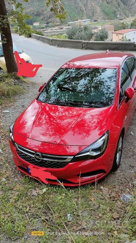 Usata Opel Astra 110 CV (80 kW) 2017 Rosso Berlina