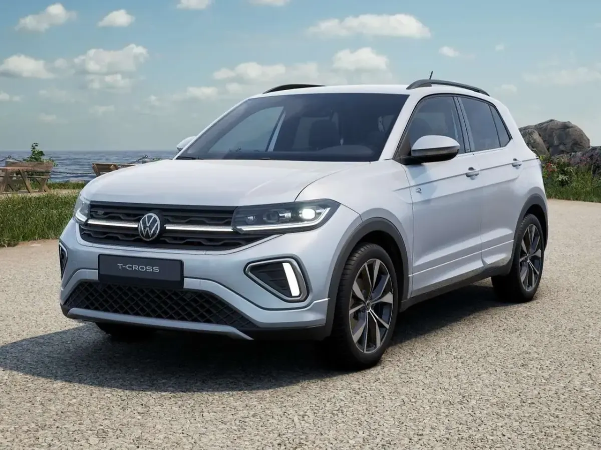 Nuova VW T-Cross R-line Plus 116 CV (85 kW) 2026 Reflex silver metallizzato SUV
