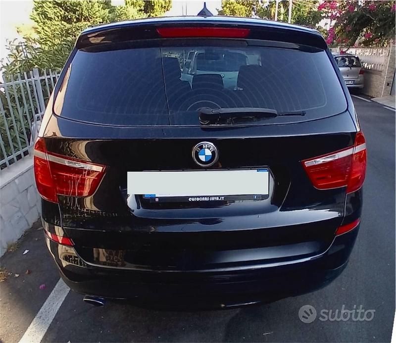 Usata BMW X3 Efficient Dynamics 190 CV (139 kW) 2015 Nero SUV