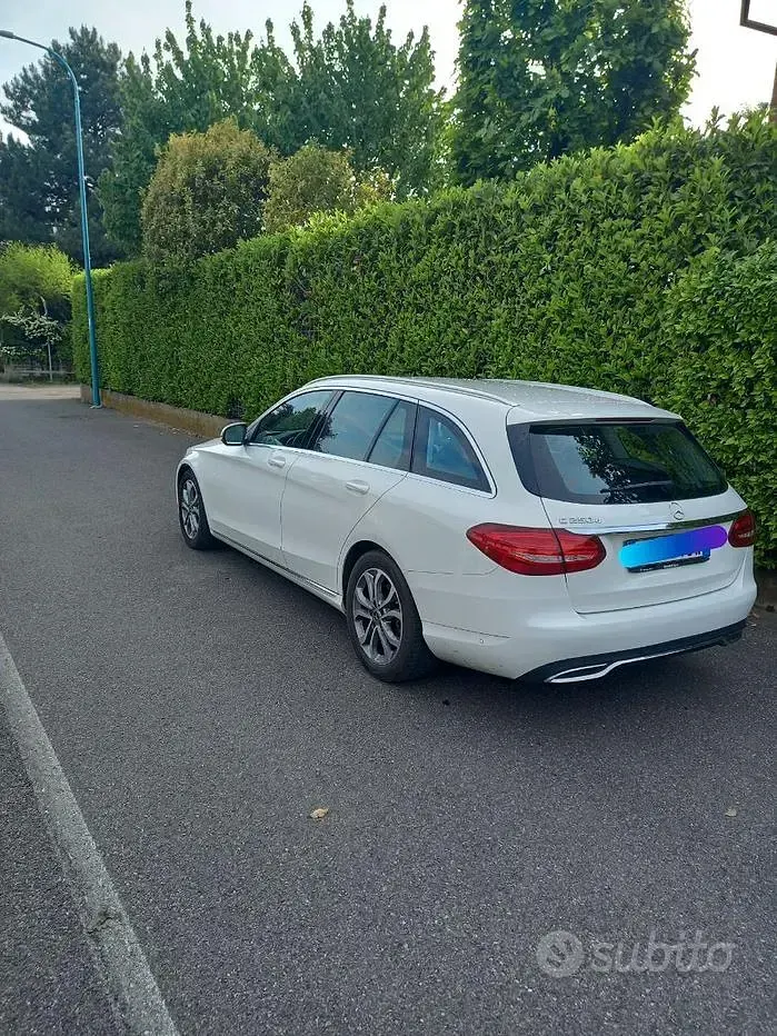 Usata Mercedes C250 204 CV (150 kW) 2017 Bianco Station wagon