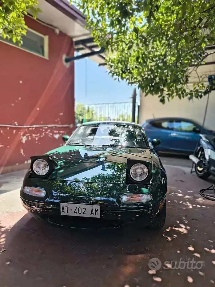 Usata Mazda MX5 90 CV (66 kW) 1997 Verde Cabrio