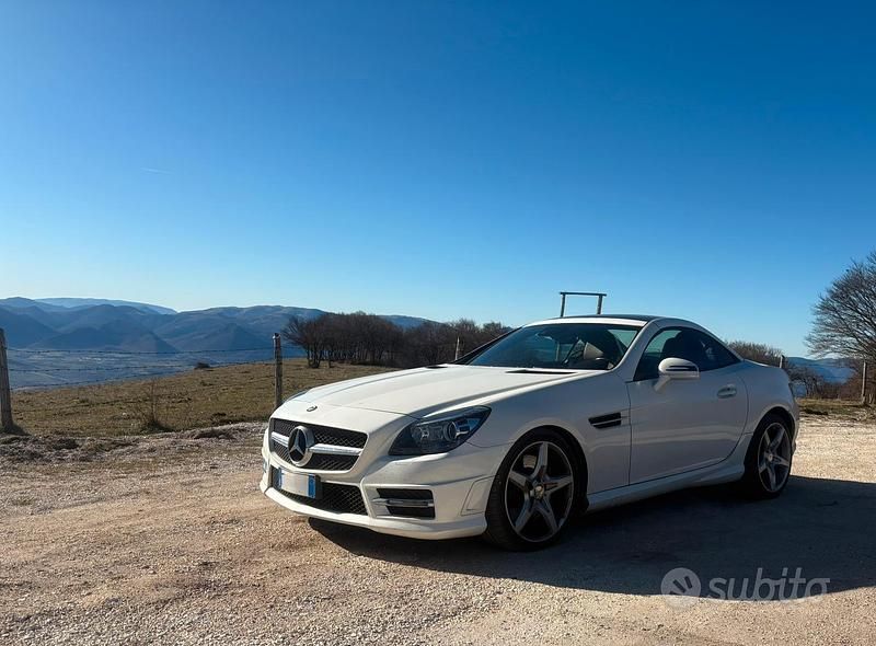 Usata Mercedes SLK200 Premium 2011 Bianco Cabrio
