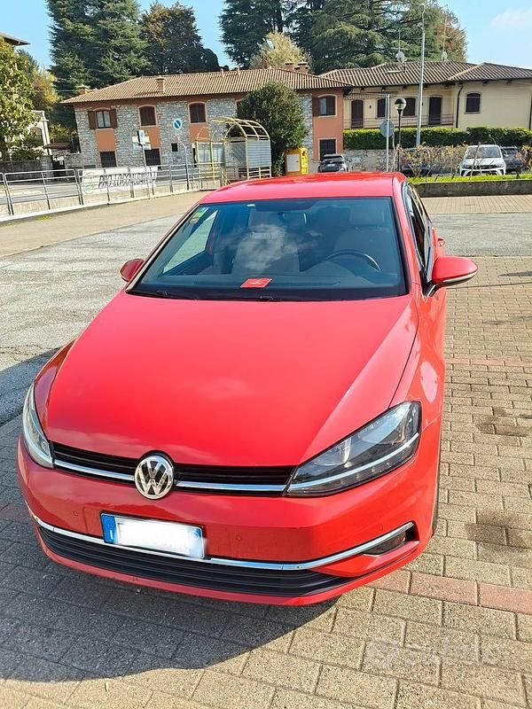 Usata VW Golf VII Business 110 CV (80 kW) 2018 Rosso Berlina