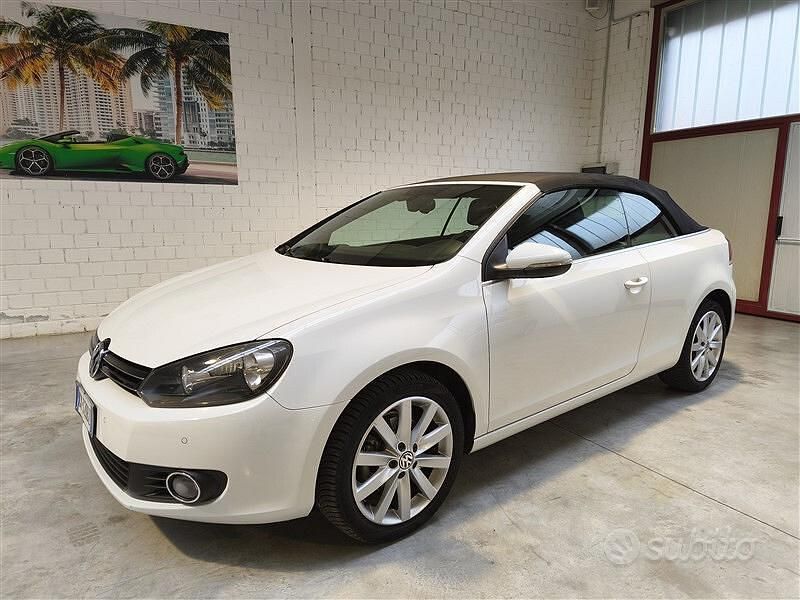 Usata VW Golf VI Highline 105 CV (77 kW) 2011 Bianco Utilitaria