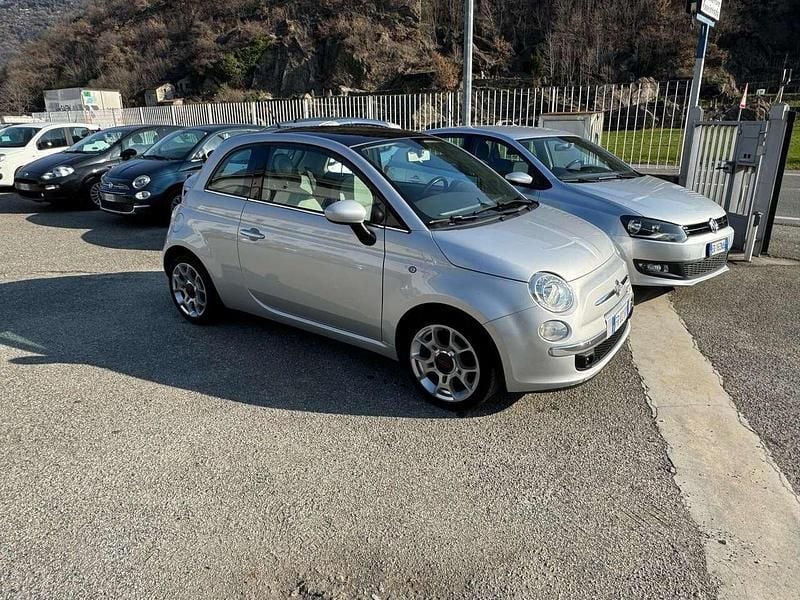 Usata Fiat 500 Lounge 101 CV (74 kW) 2009 Argento Cabrio