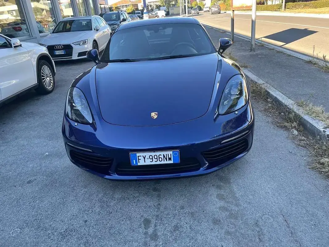 Usata Porsche 718 299 CV (219 kW) 2019 Blu/azzurro Coupé