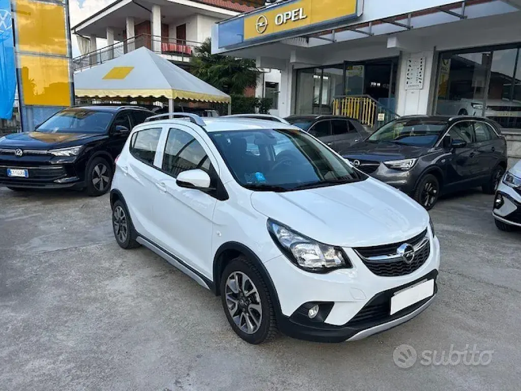 Usata Opel Karl Rocks 73 CV (53 kW) 2018 Bianco Utilitaria
