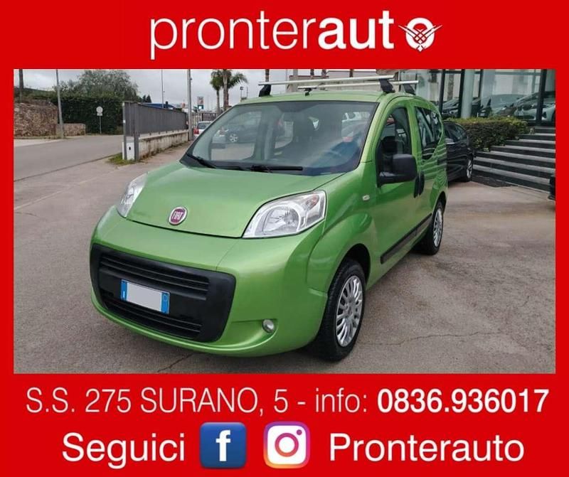 Usata Fiat Qubo Dynamic 77 CV (56 kW) 2013 Verde Monovolume