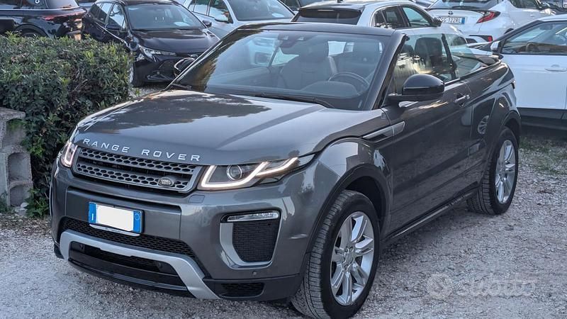 Usata Land Rover Range Rover evoque 150 CV (110 kW) 2017 Nero Cabrio
