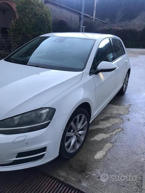 Usata VW Golf VII 150 CV (110 kW) 2015 Bianco Berlina