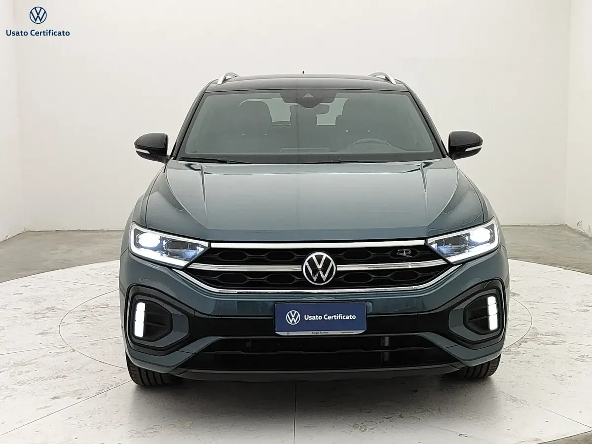 Usata VW T-Roc R-line 110 CV (80 kW) 2023 Verde SUV