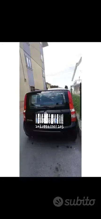 Usata Fiat Panda 77 CV (56 kW) 2009 Nero Utilitaria
