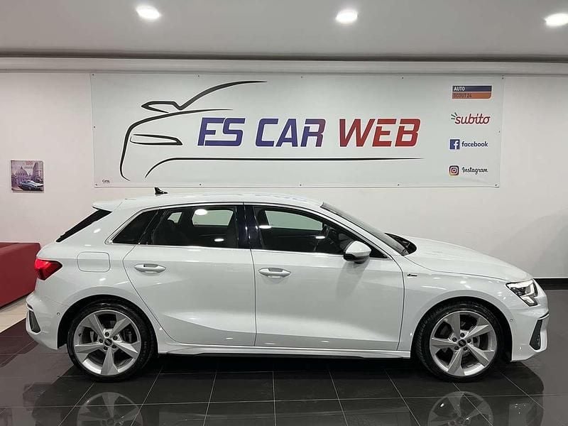 Usata Audi A3 S-Line 150 CV (110 kW) 2022 Bianco Berlina