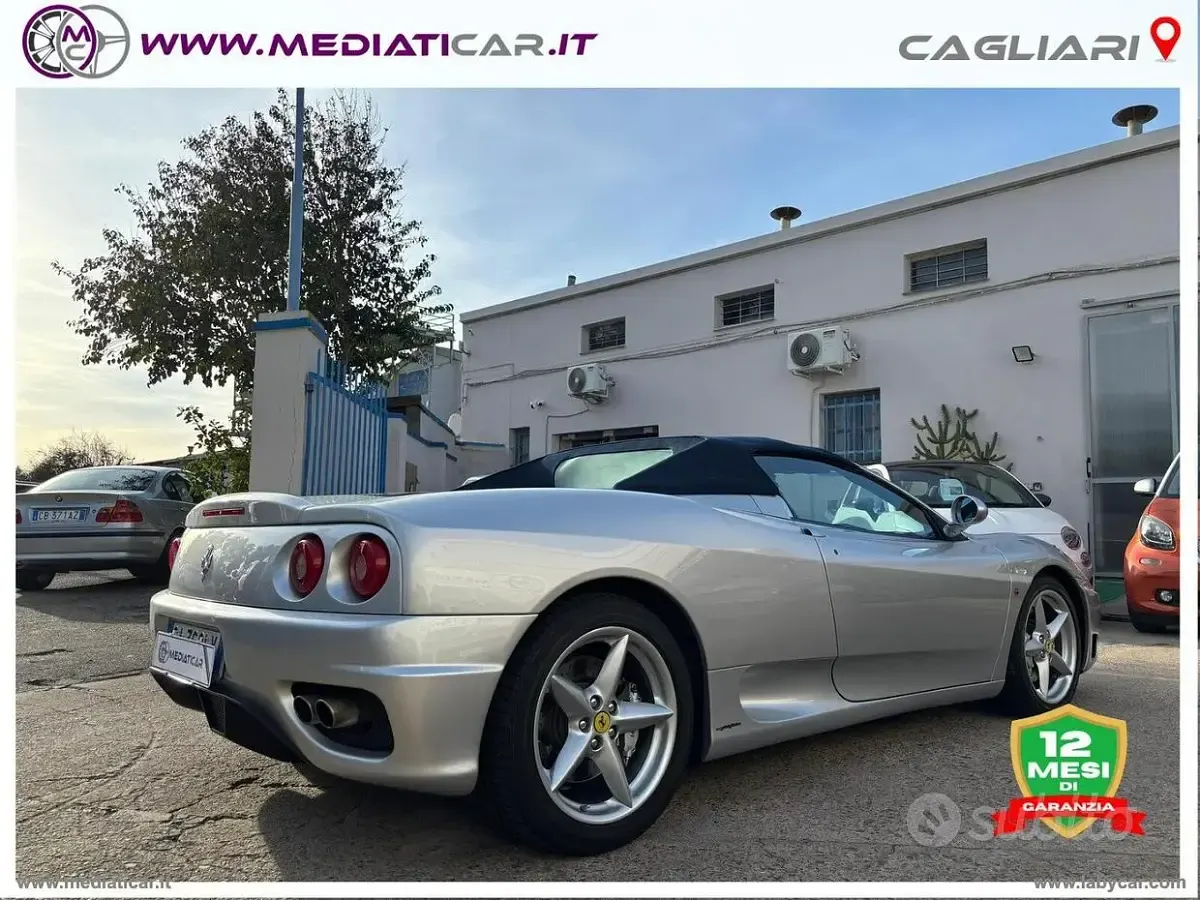 Usata Ferrari 360 400 CV (294 kW) 2002 Grigio Cabrio