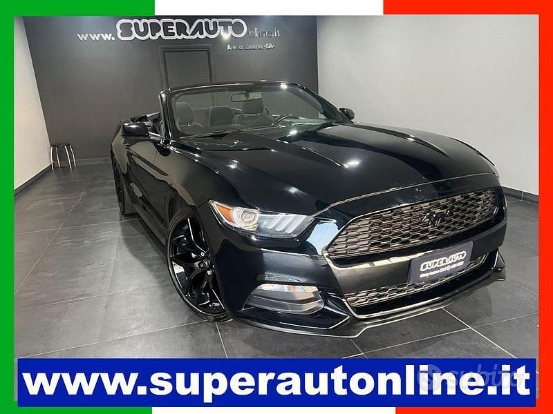 Nero Usata 2015 Ford Mustang Convertible Cabrio | 26.000 € (Molto cara) - Immagine 1/4