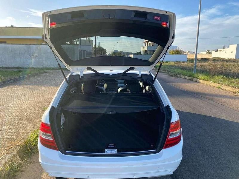 Usata Mercedes C200 Elegance 136 CV (100 kW) 2013 Bianco Station wagon