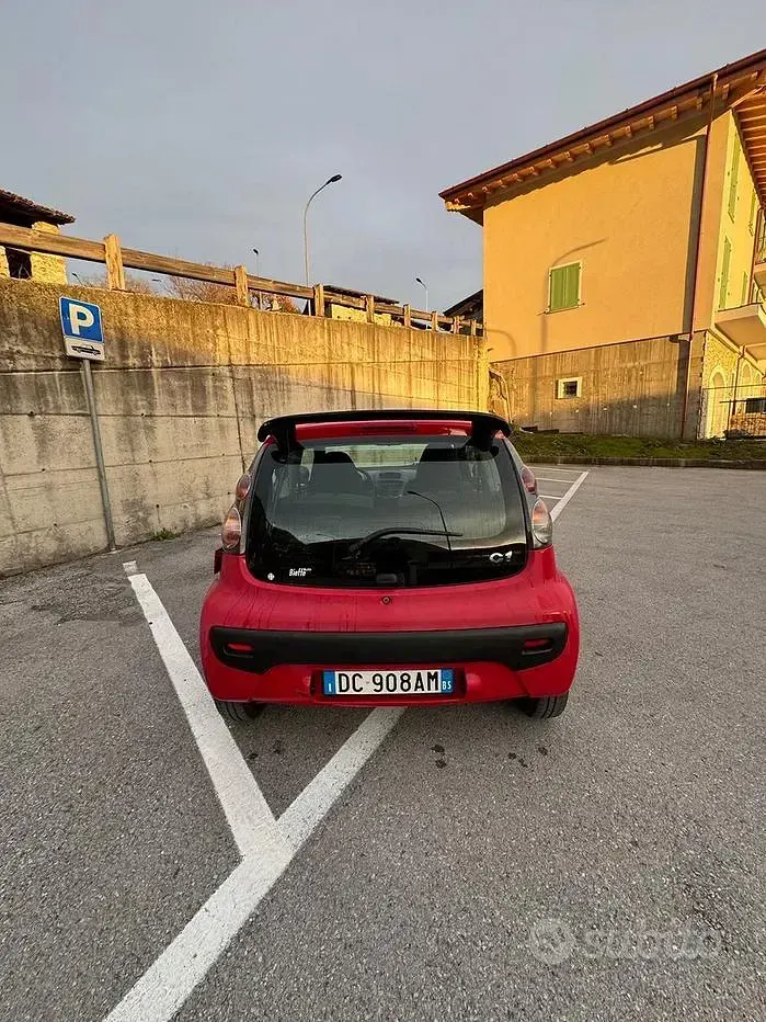 Usata Citroën C1 68 CV (50 kW) 2006 Rosso Utilitaria