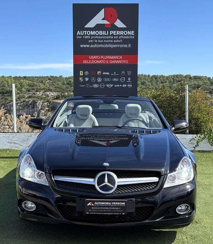 Usata Mercedes SL500 AMG 386 CV (283 kW) 2008 Nero ossidiana Cabrio