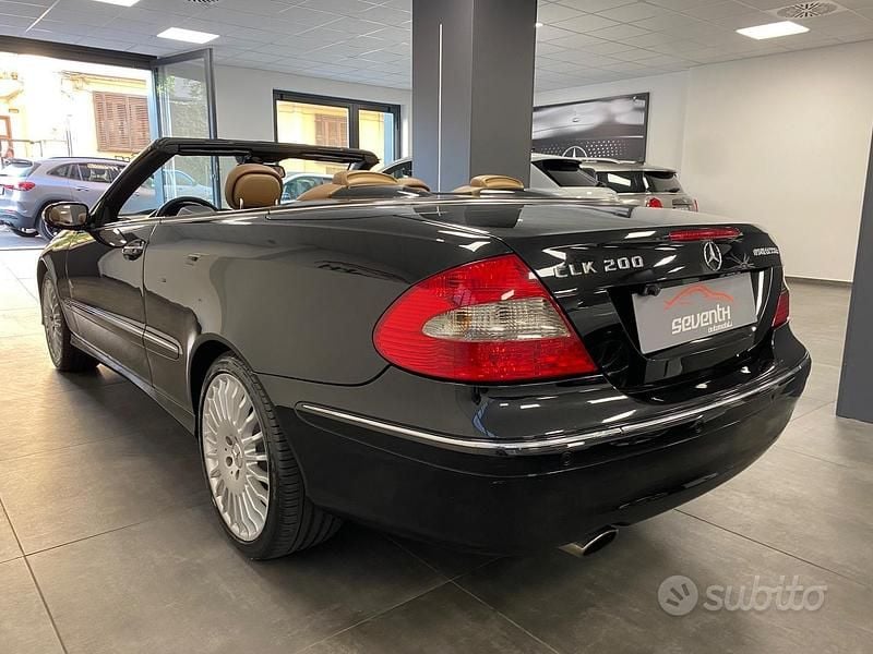 Usata Mercedes CLK200 Avantgarde 184 CV (135 kW) 2007 Nero Cabrio