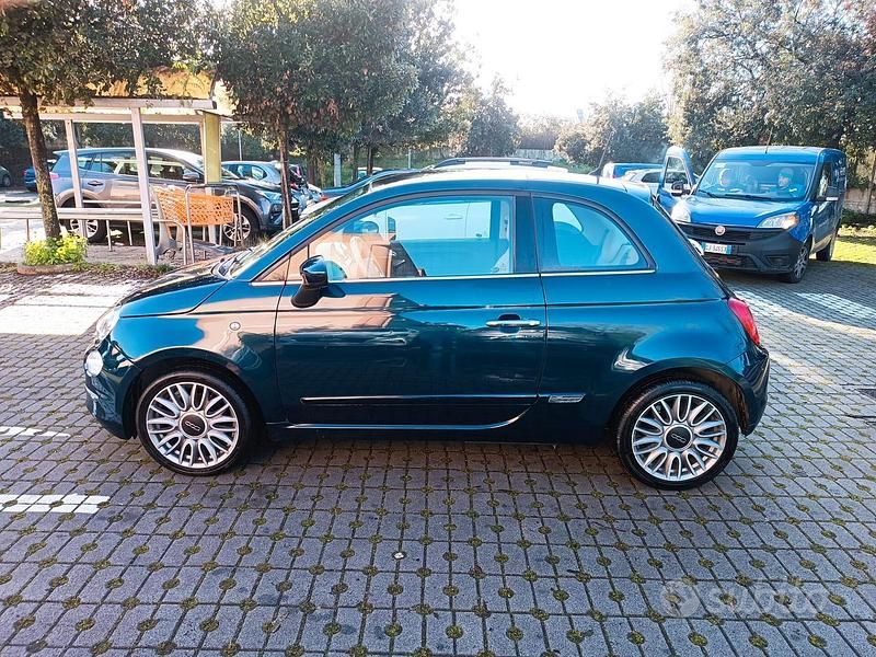 Usata Fiat 500 Lounge 69 CV (50 kW) 2017 Blu Berlina