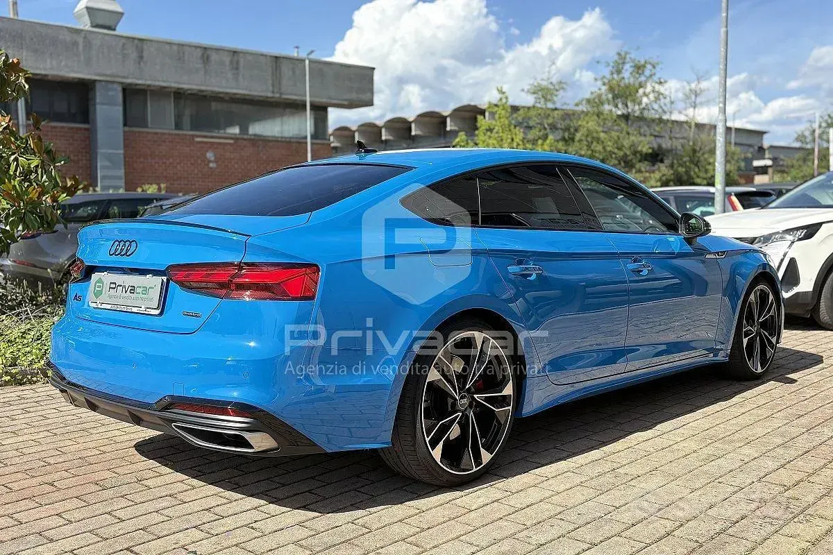 Usata Audi A5 S-Line 265 CV (194 kW) 2022 Blu Coupé