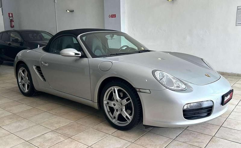 Usata Porsche Boxster 239 CV (175 kW) 2005 Argento Cabrio