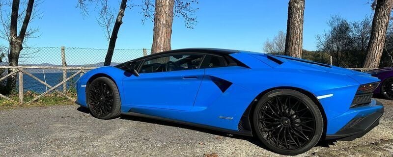 Usata Lamborghini Aventador 770 CV (566 kW) 2017 Blu Coupé