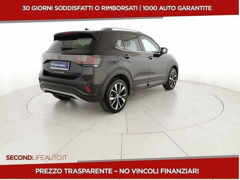 Usata VW T-Cross R-line 116 CV (85 kW) 2024 Nero SUV