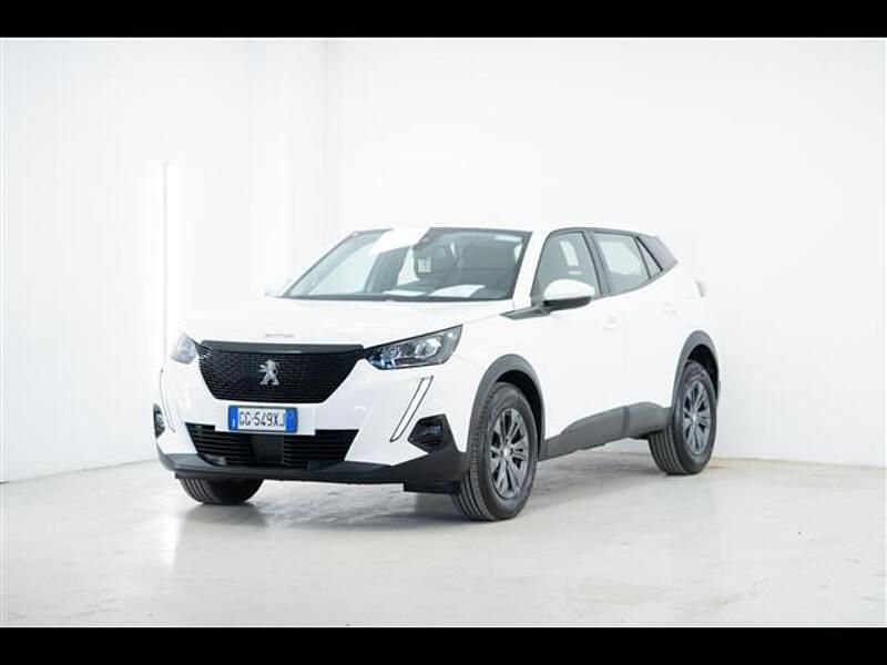 Bianco Usata 2021 Peugeot 2008 Active SUV | 18.900 € (Molto cara) - Immagine 1/3