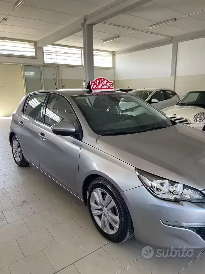 Usata Peugeot 308 Business-Line 92 CV (67 kW) 2014 Grigio Berlina