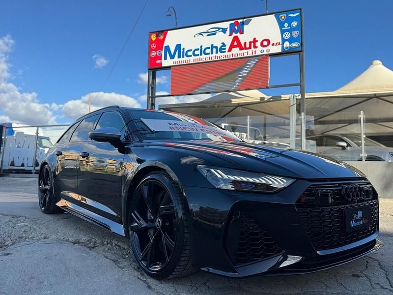 Nero Usata 2022 Audi RS6 Station wagon | 79.900 € (Ottimo prezzo) - Immagine 1/4