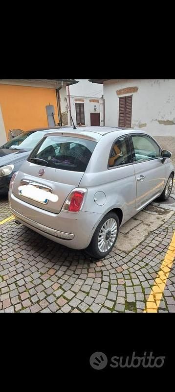 Usata Fiat 500 Lounge 69 CV (50 kW) 2008 Argento Utilitaria